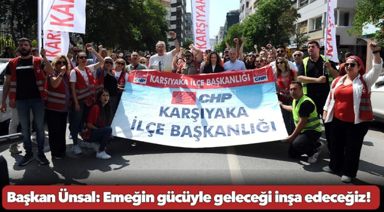 Başkan Eşki işçilerle yürüdü
