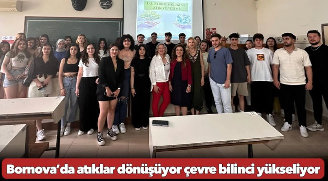 Bornova’da atıklar dönüşüyor çevre bilinci yükseliyor