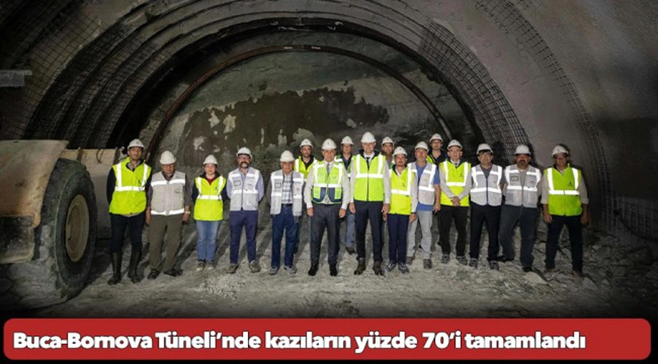 Buca-Bornova Tüneli’nde kazıların yüzde 70’i tamamlandı