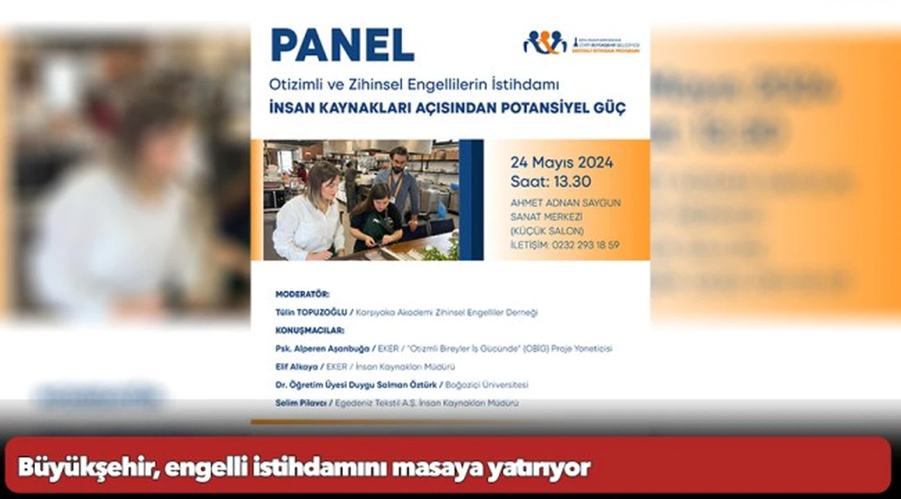 Büyükşehir, engelli istihdamını masaya yatırıyor