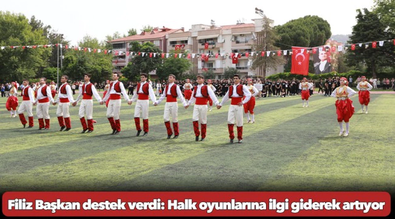 Filiz Başkan destek verdi: Halk oyunlarına ilgi giderek artıyor