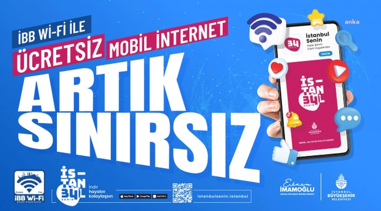 İBB Wİ-Fİ’DA SINIRSIZ İNTERNET DEVRİ
