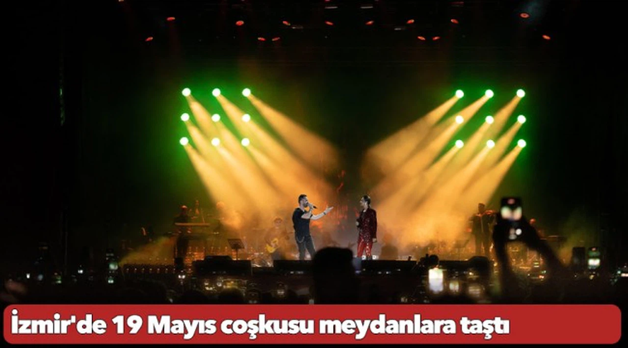 İzmir'de 19 Mayıs coşkusu meydanlara taştı