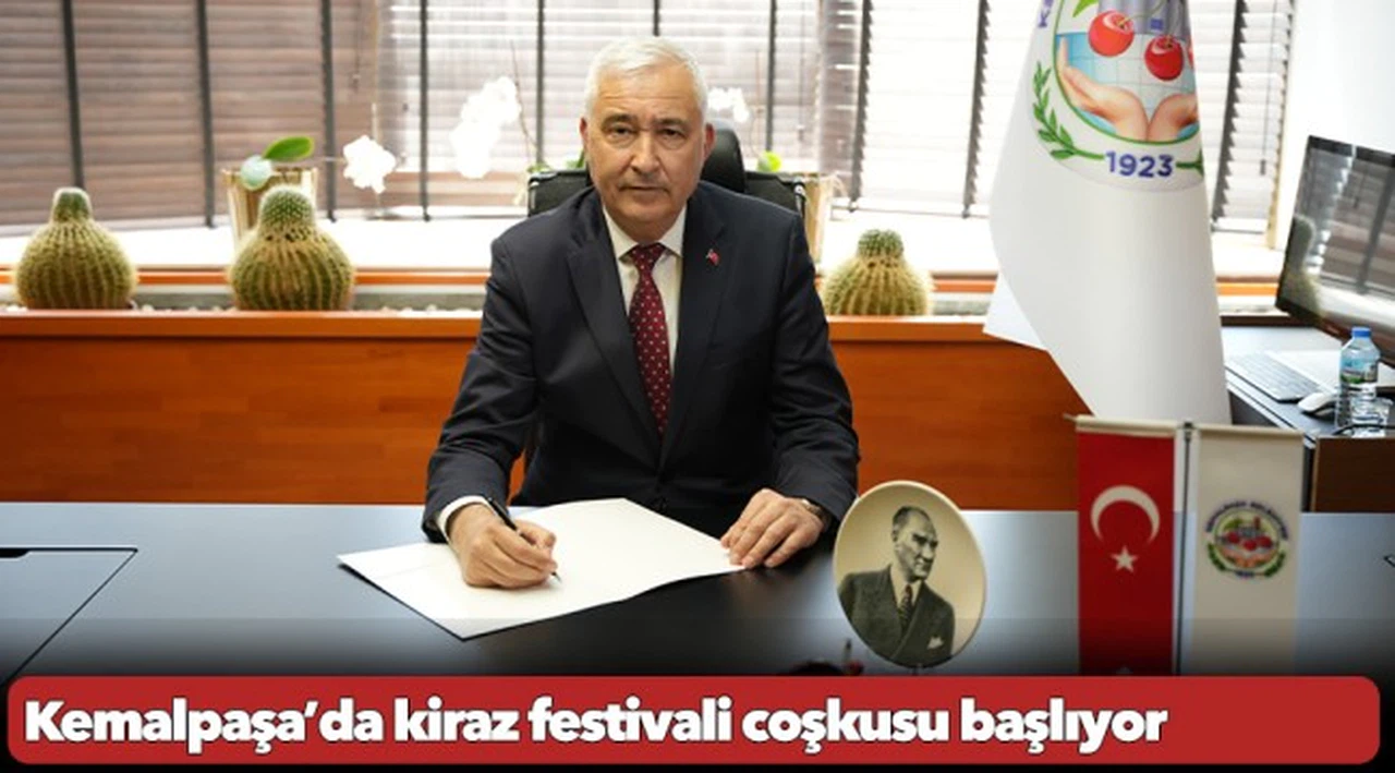 Kemalpaşa’da kiraz festivali coşkusu başlıyor