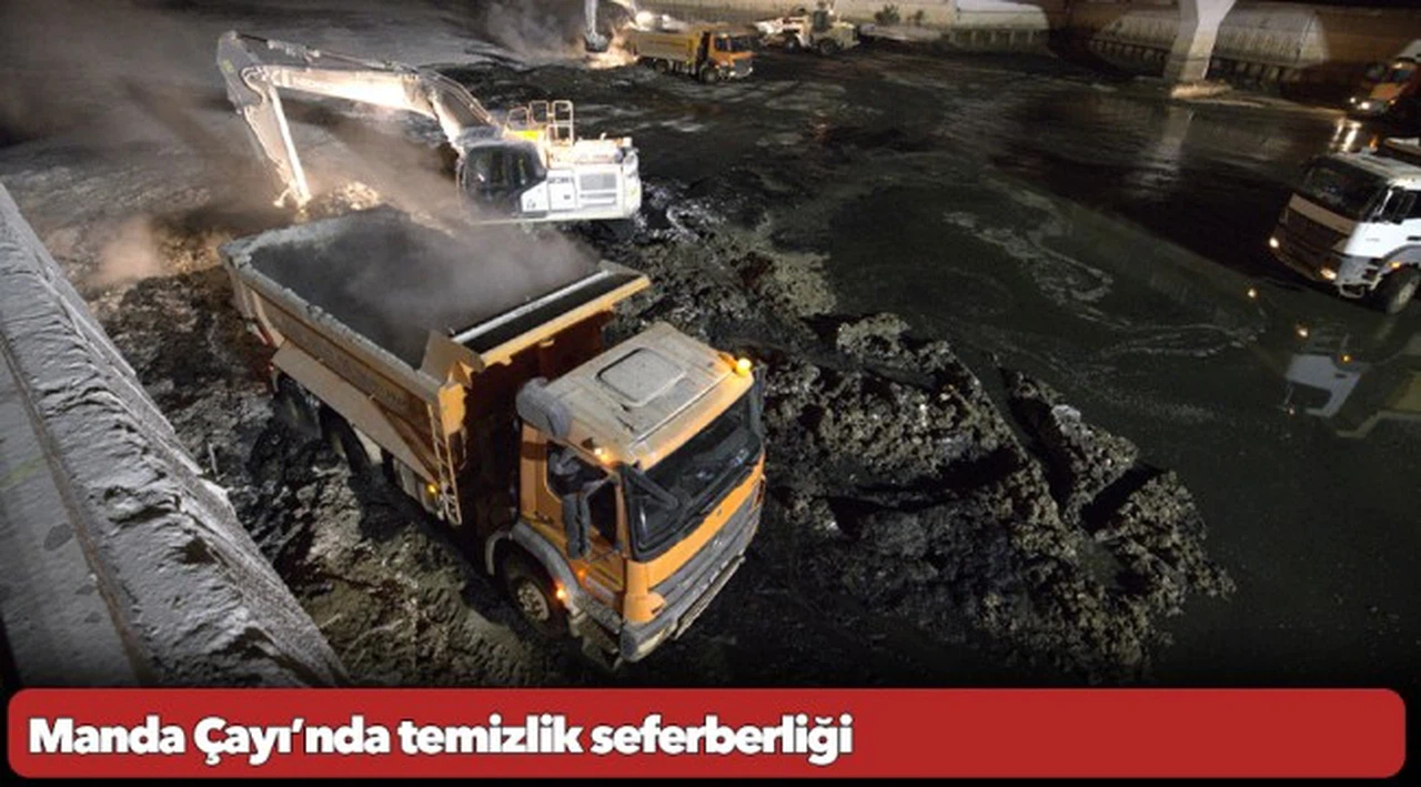 Manda Çayı’nda temizlik seferberliği
