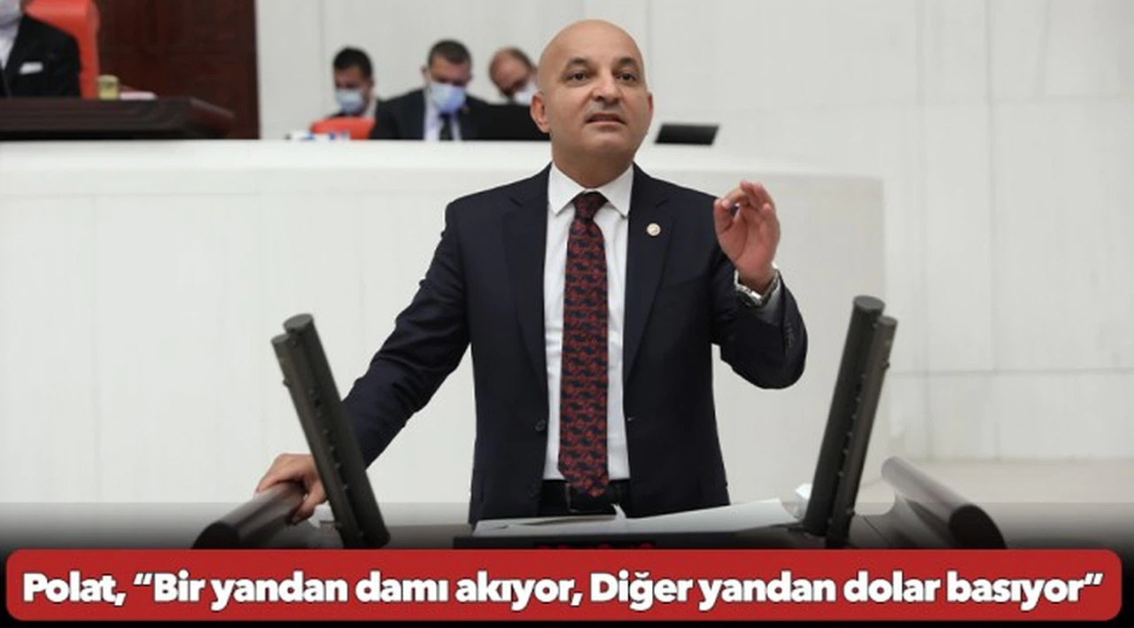 Polat, “Bir yandan damı akıyor, Diğer yandan dolar basıyor”