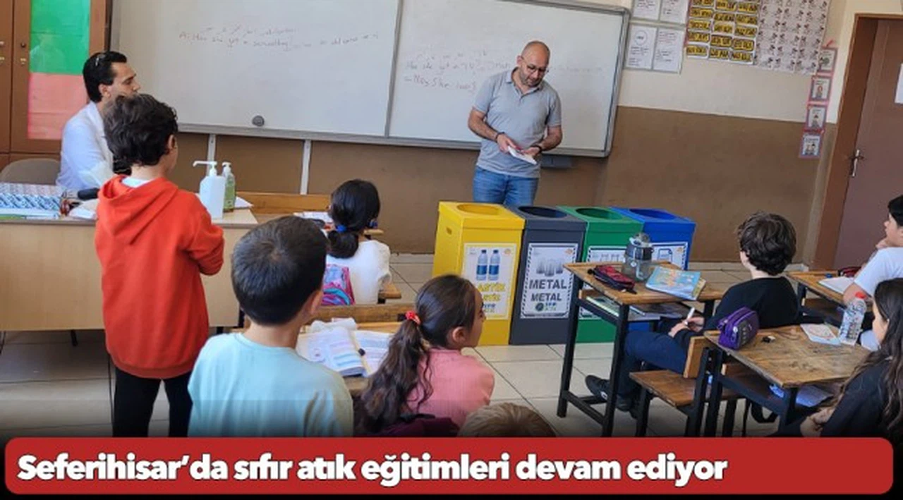 Seferihisar’da sıfır atık eğitimleri devam ediyor