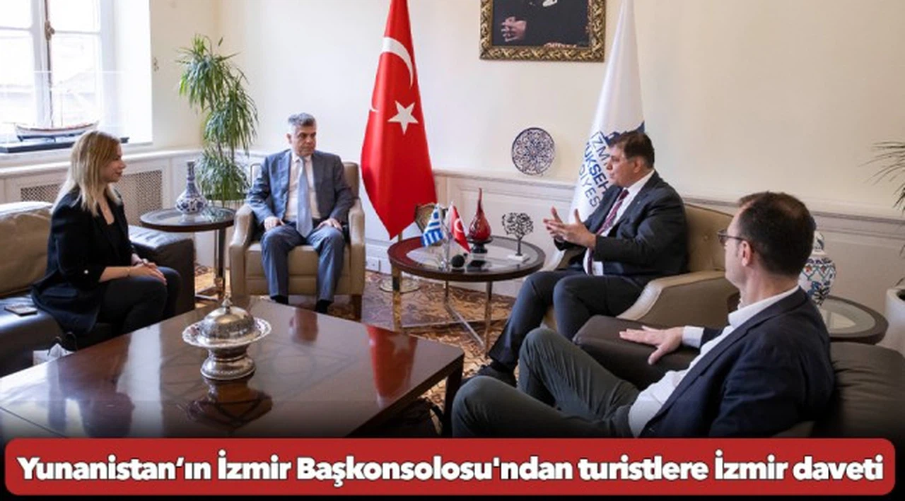 Yunanistan’ın İzmir Başkonsolosu'ndan turistlere İzmir daveti
