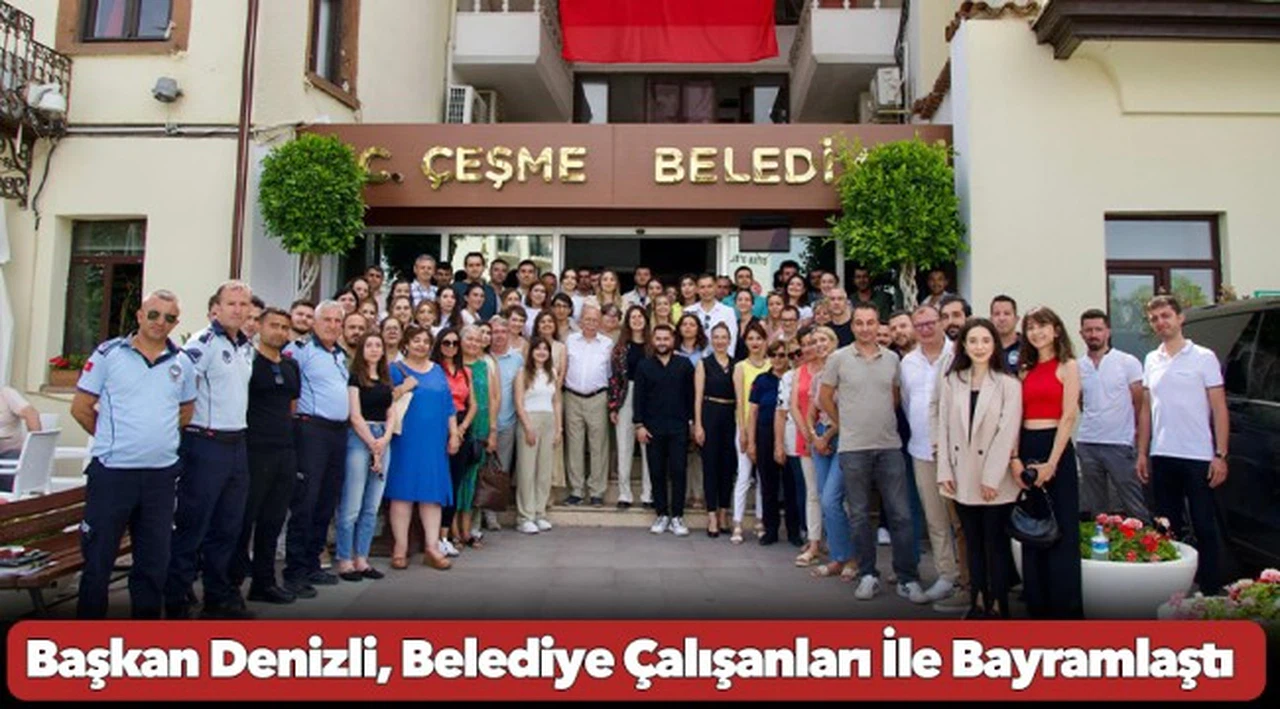 Başkan Denizli, Belediye Çalışanları İle Bayramlaştı