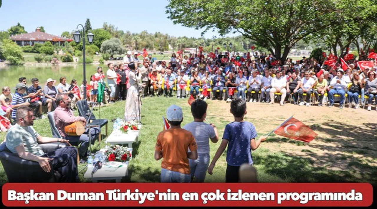 Başkan Duman Türkiye'nin en çok izlenen programında