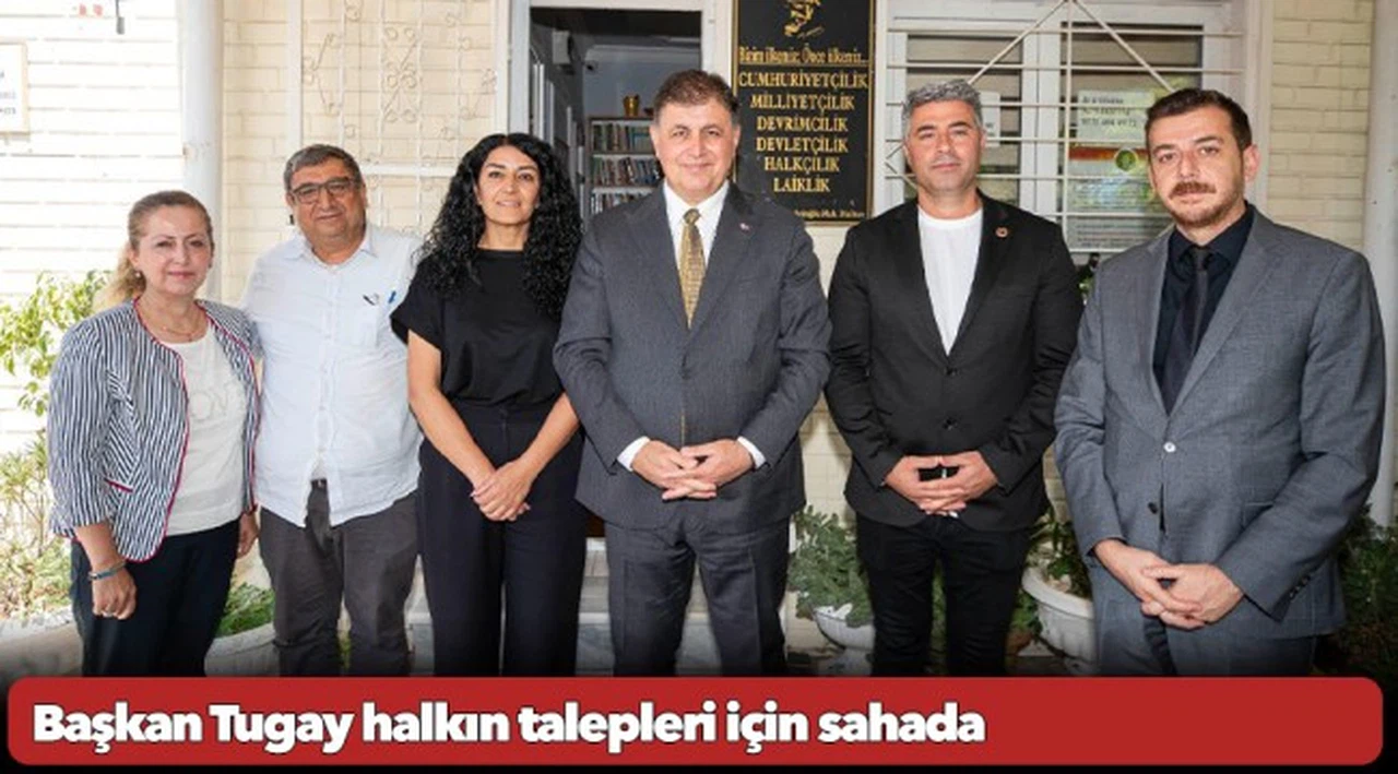 Başkan Tugay halkın talepleri için sahada