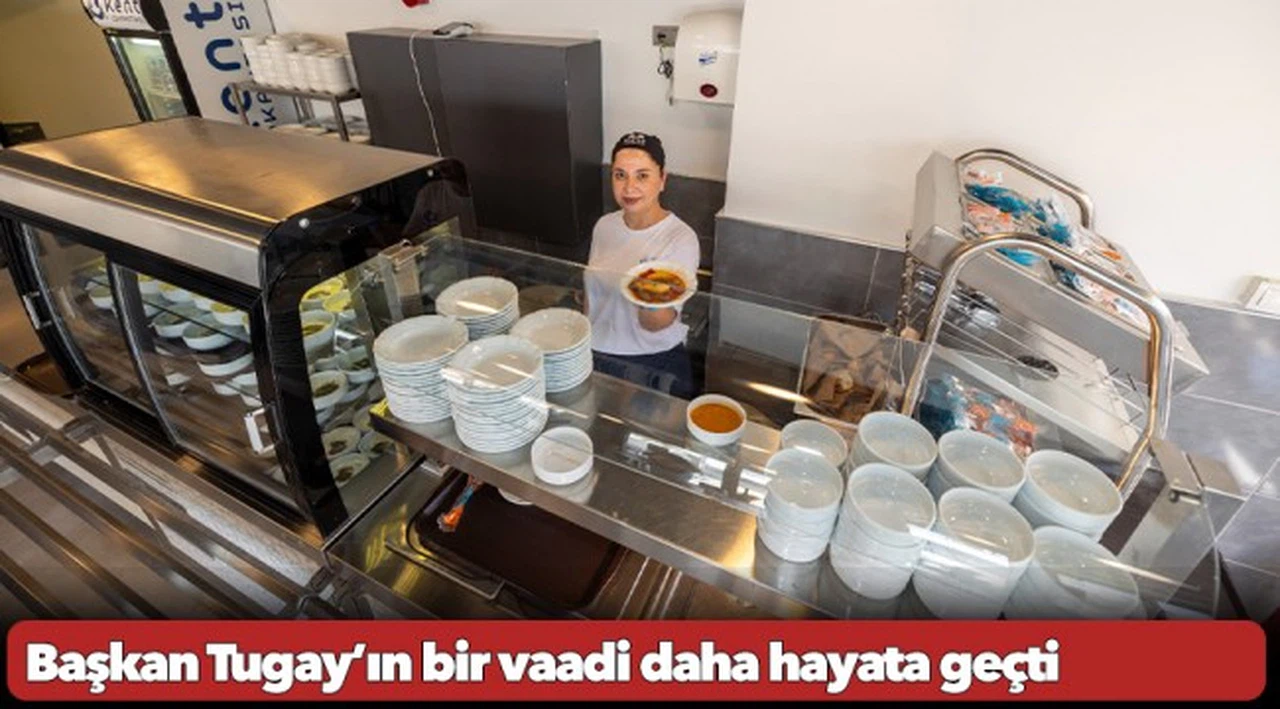 Başkan Tugay’ın bir vaadi daha hayata geçti