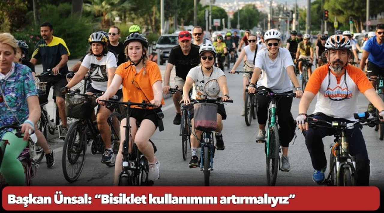 Başkan Ünsal: “Bisiklet kullanımını artırmalıyız”