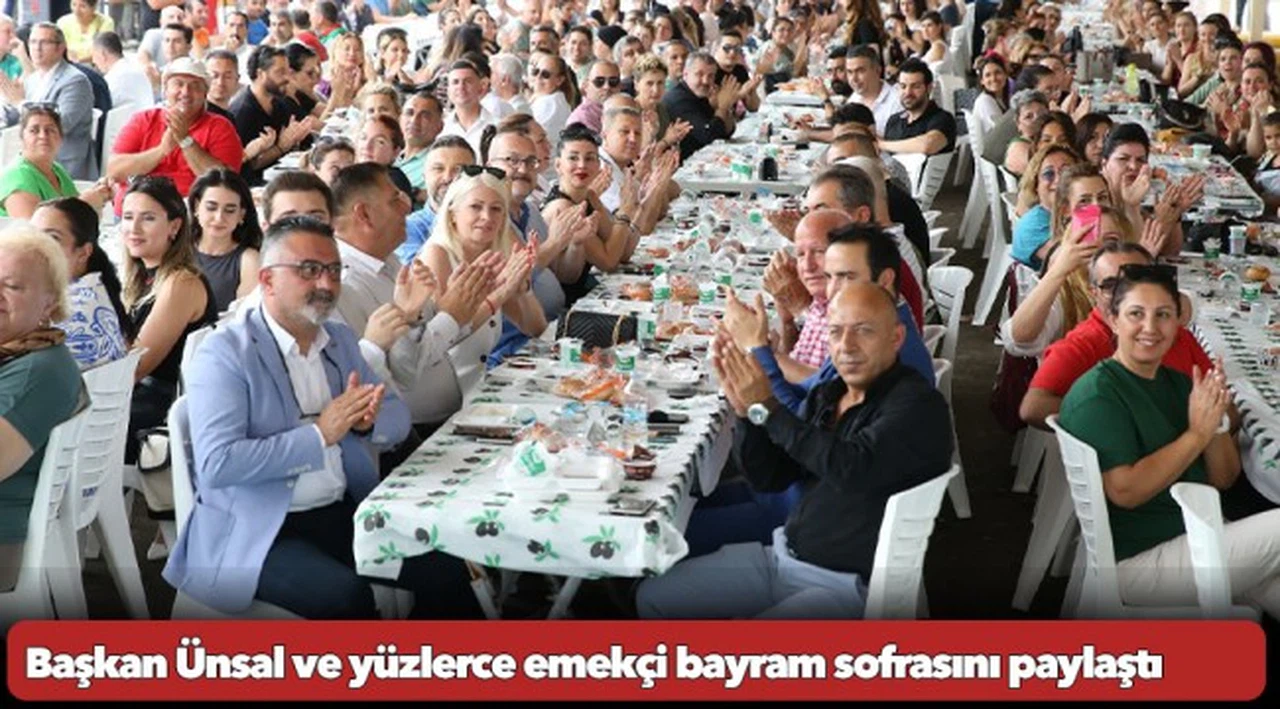Başkan Ünsal ve yüzlerce emekçi bayram sofrasını paylaştı