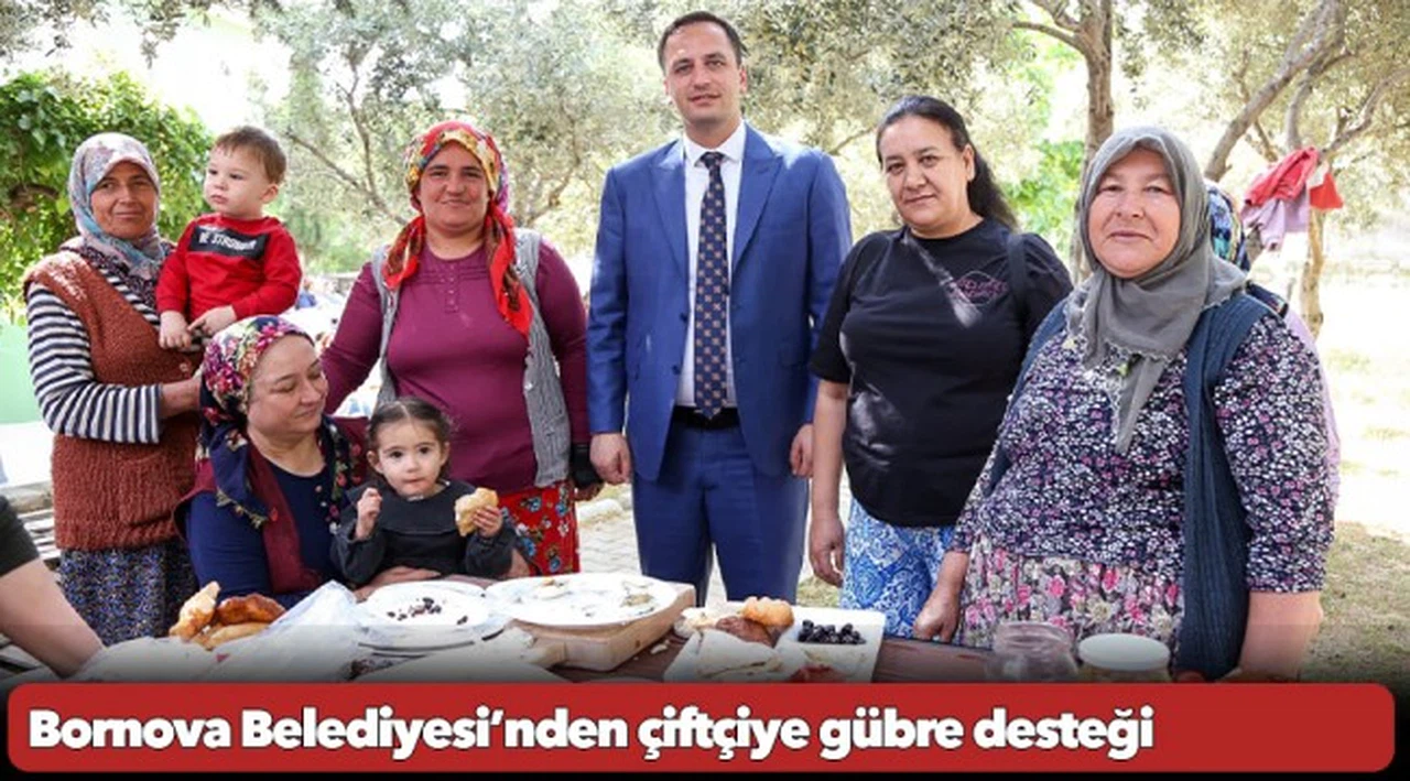 Bornova Belediyesi’nden çiftçiye gübre desteği