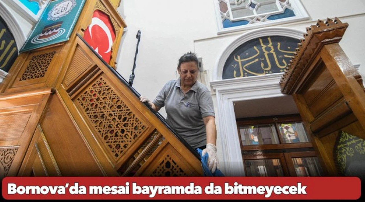 Bornova’da mesai bayramda da bitmeyecek
