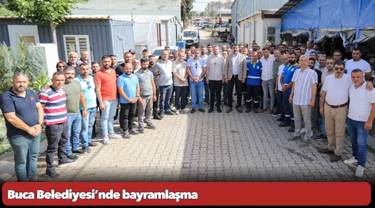 Buca Belediyesi’nde bayramlaşma