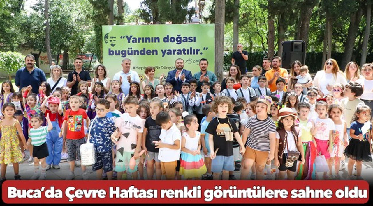 Buca’da Çevre Haftası renkli görüntülere sahne oldu