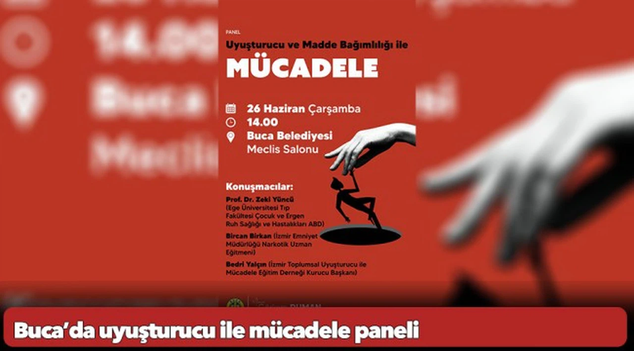 Buca’da uyuşturucu ile mücadele paneli