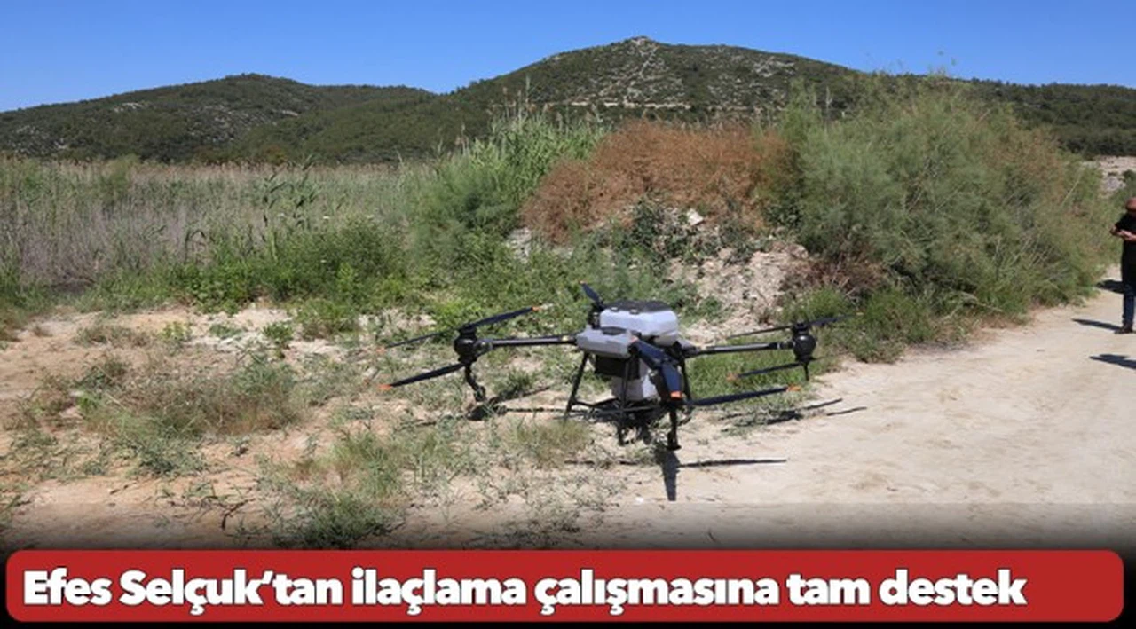 Efes Selçuk’tan ilaçlama çalışmasına tam destek