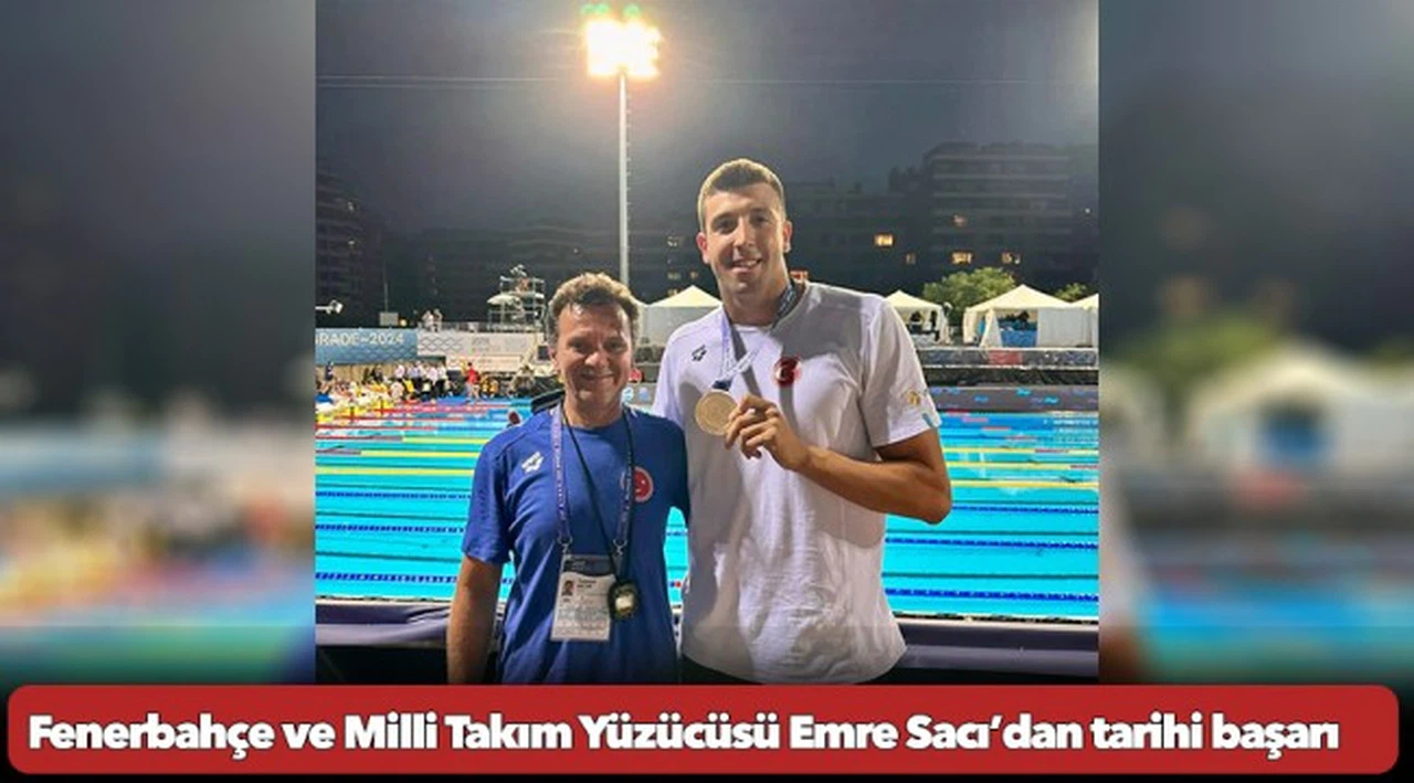 Fenerbahçe ve Milli Takım Yüzücüsü Emre Sacı’dan tarihi başarı