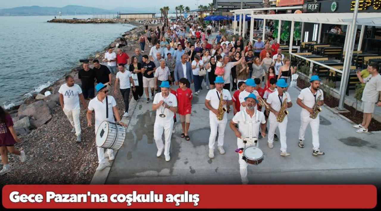 Gece Pazarı'na coşkulu açılış