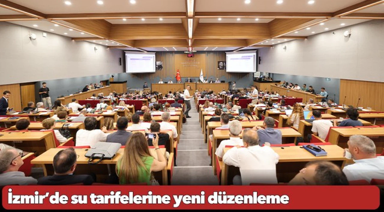 İzmir’de su tarifelerine yeni düzenleme