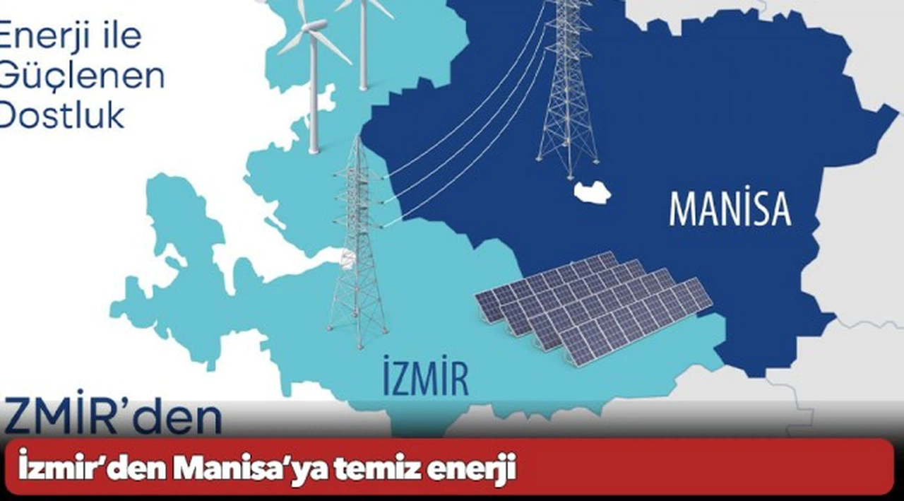 İzmir’den Manisa’ya temiz enerji
