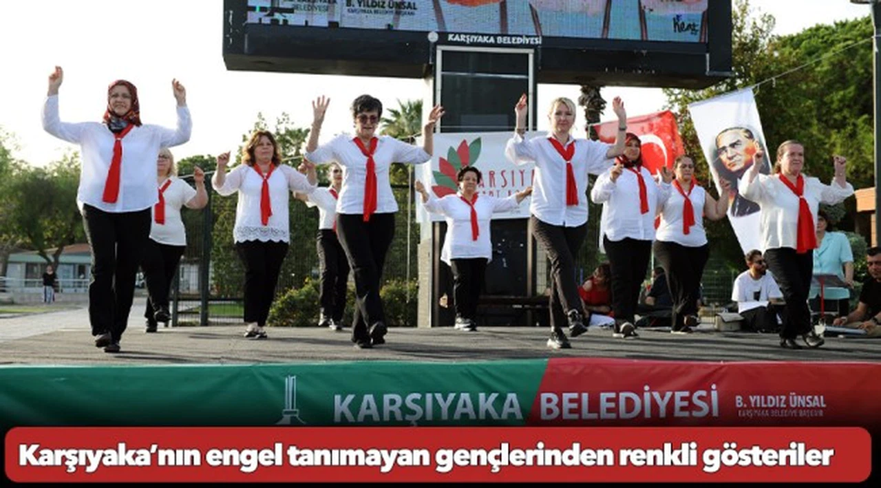 Karşıyaka’nın engel tanımayan gençlerinden renkli gösteriler