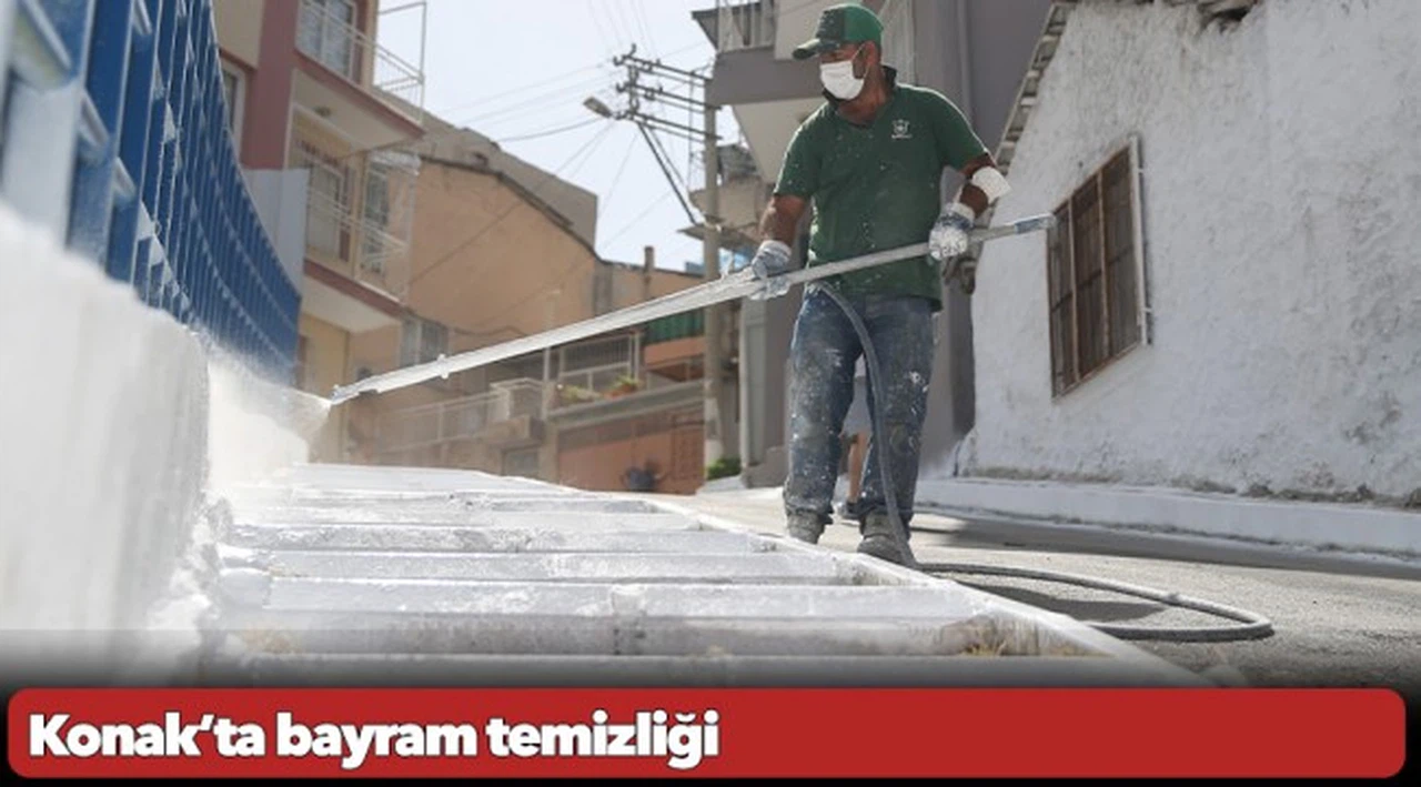 Konak’ta bayram temizliği