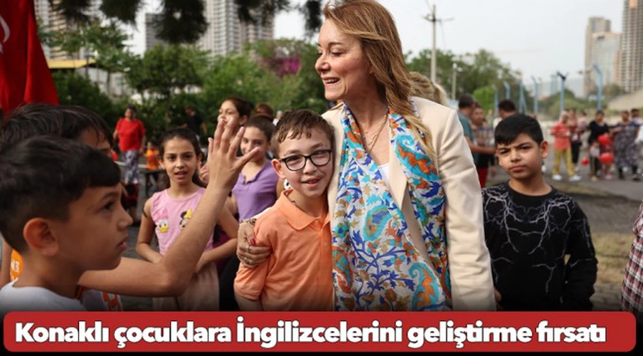 Konaklı çocuklara İngilizcelerini geliştirme fırsatı