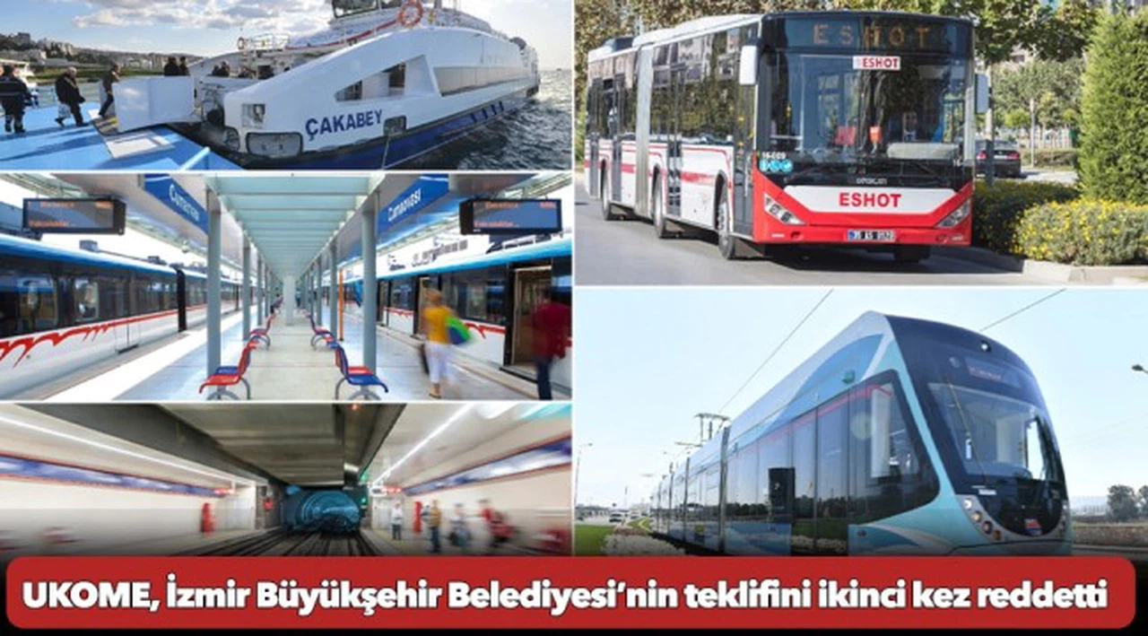 UKOME, İzmir Büyükşehir Belediyesi’nin teklifini ikinci kez reddetti