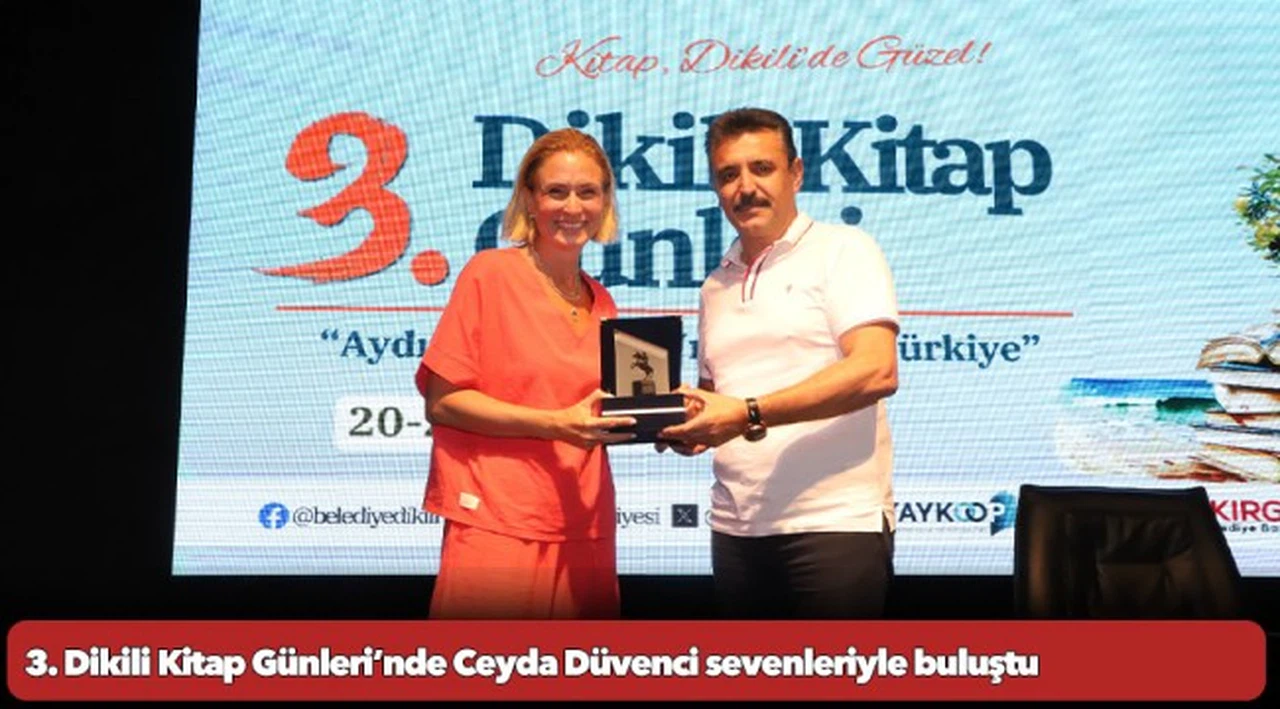 3. Dikili Kitap Günleri’nde Ceyda Düvenci sevenleriyle buluştu