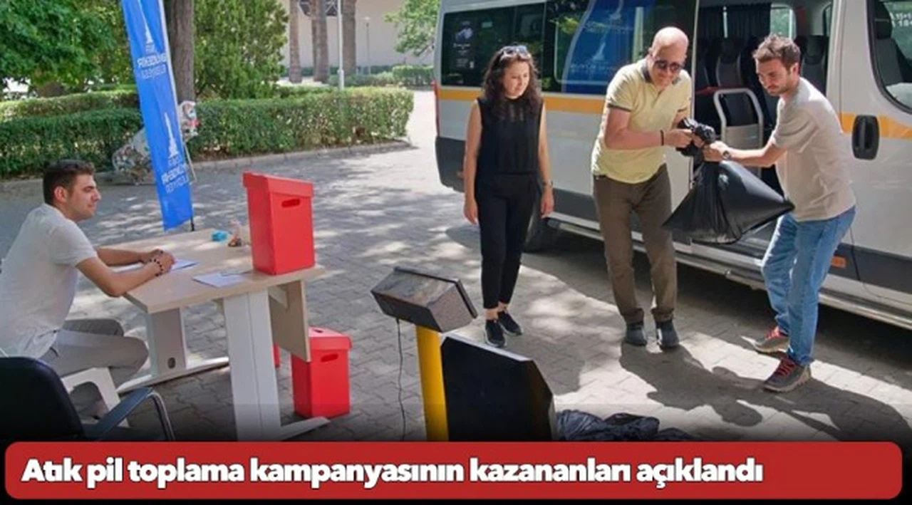 Atık pil toplama kampanyasının kazananları açıklandı