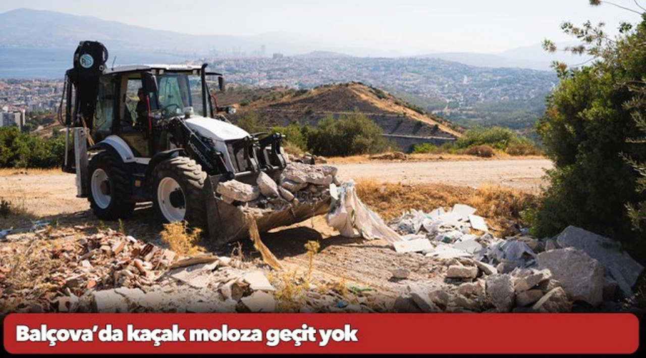 Balçova’da kaçak moloza geçit yok