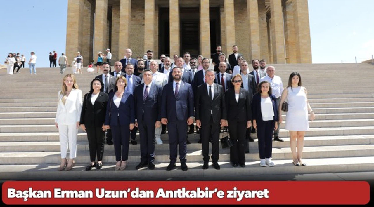 Başkan Erman Uzun’dan Anıtkabir’e ziyaret