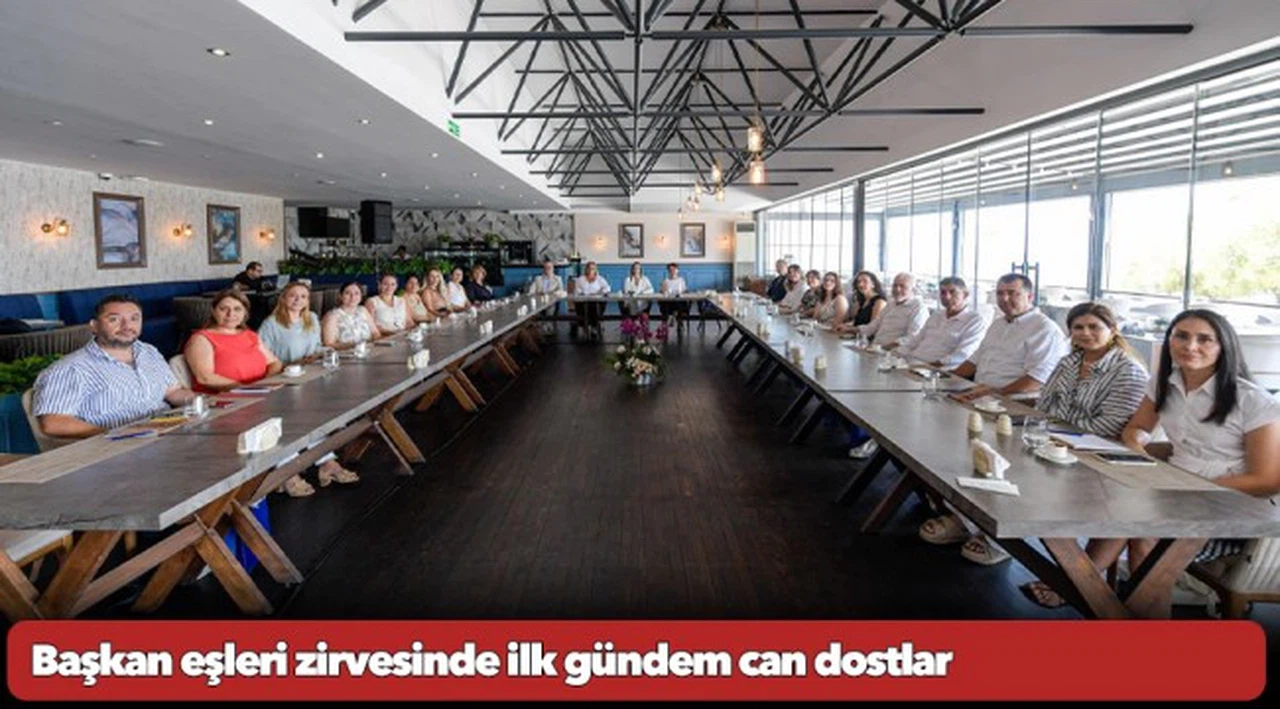 Başkan eşleri zirvesinde ilk gündem can dostlar