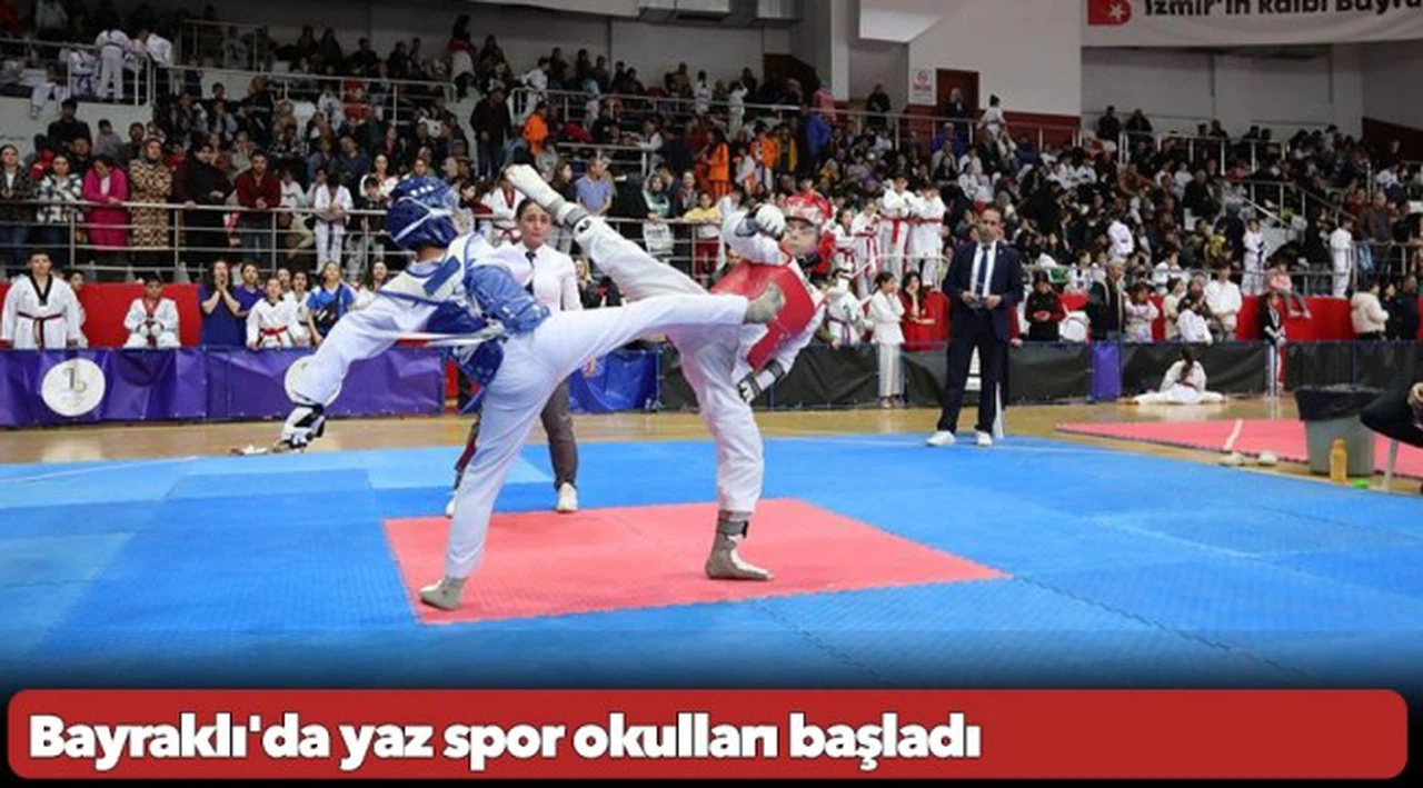 Bayraklı'da yaz spor okulları başladı