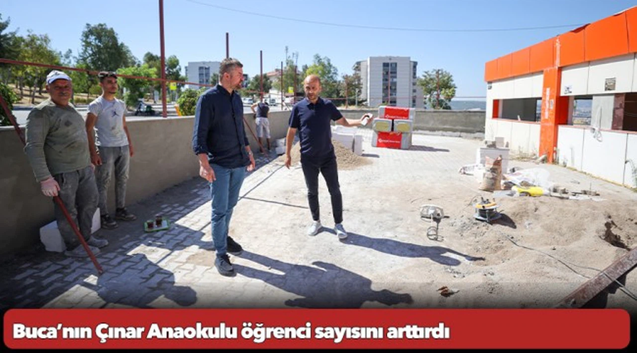 Buca’nın Çınar Anaokulu öğrenci sayısını arttırdı
