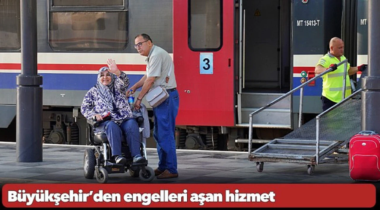 Büyükşehir’den engelleri aşan hizmet