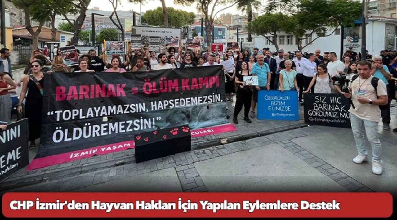 CHP İzmir'den Hayvan Hakları İçin Yapılan Eylemlere Destek