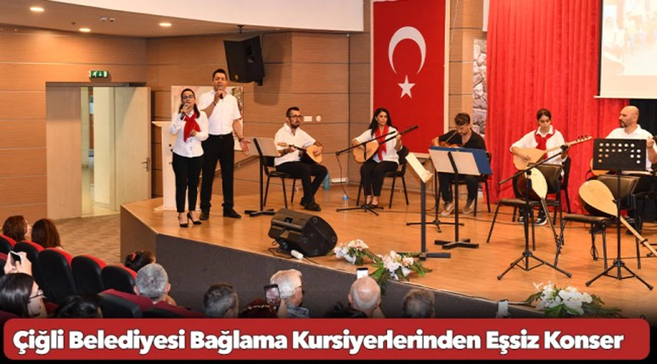Çiğli Belediyesi Bağlama Kursiyerlerinden Eşsiz Konser