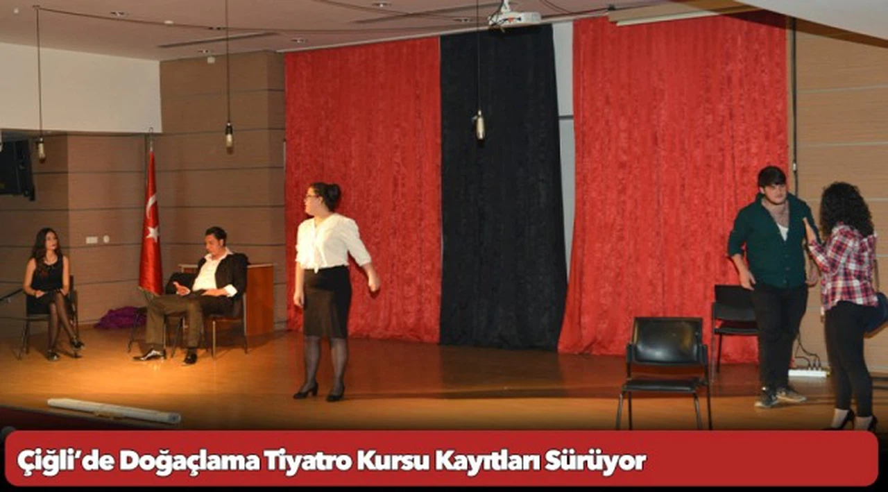 Çiğli’de Doğaçlama Tiyatro Kursu Kayıtları Sürüyor