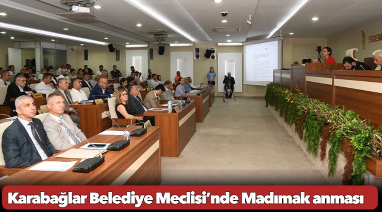 Karabağlar Belediye Meclisi’nde Madımak anması