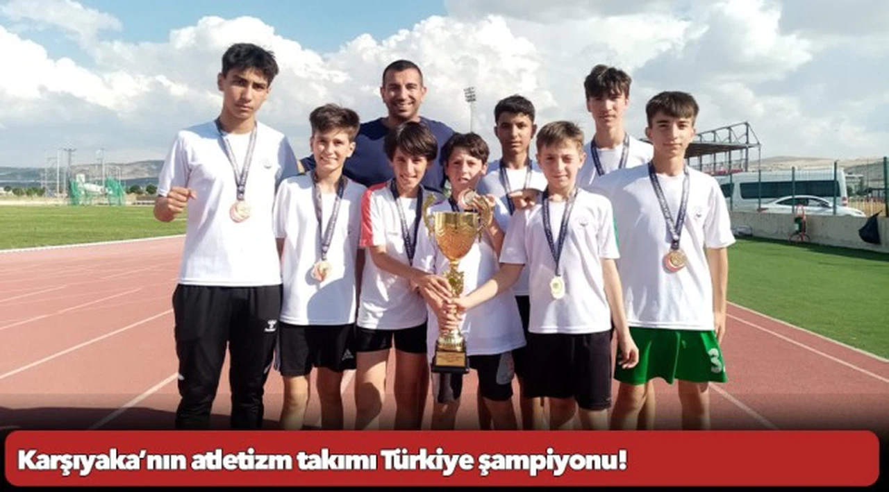 Karşıyaka’nın atletizm takımı Türkiye şampiyonu!