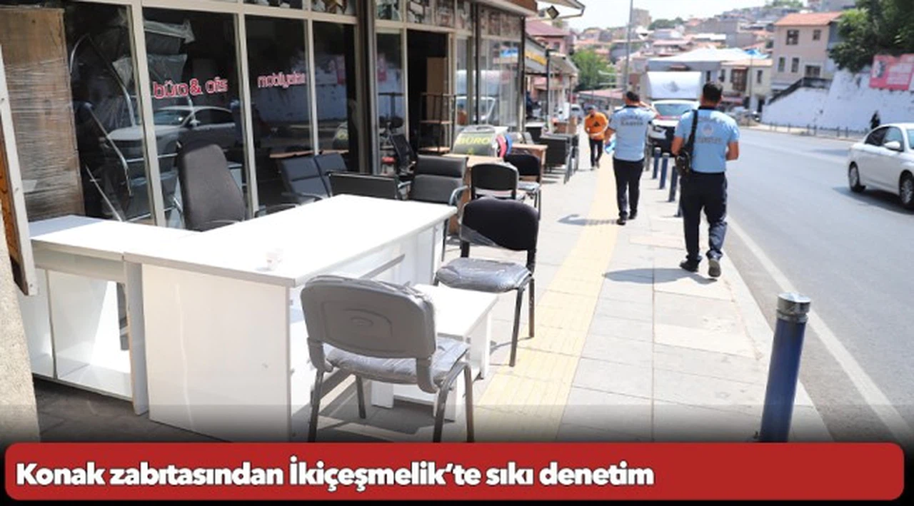 Konak zabıtasından İkiçeşmelik’te sıkı denetim