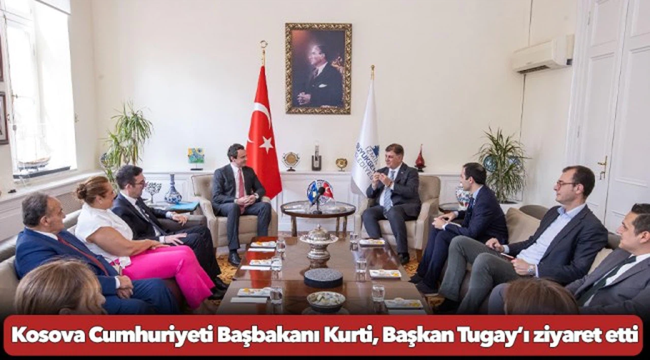Kosova Cumhuriyeti Başbakanı Kurti, Başkan Tugay’ı ziyaret etti