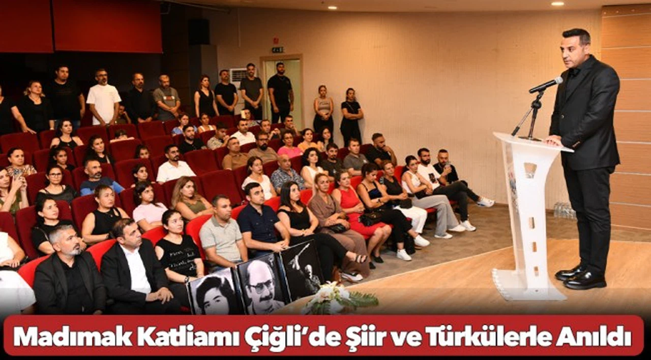 Madımak Katliamı Çiğli’de Şiir ve Türkülerle Anıldı