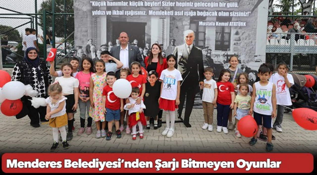 Menderes Belediyesi’nden Şarjı Bitmeyen Oyunlar
