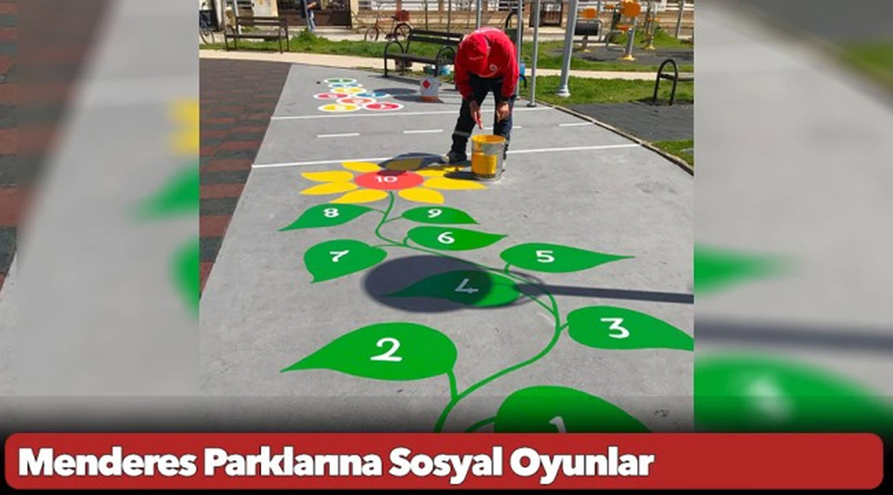 Menderes Parklarına Sosyal Oyunlar
